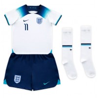 England Marcus Rashford #11 Hemmatröja Barn VM 2022 Kortärmad (+ Korta byxor)